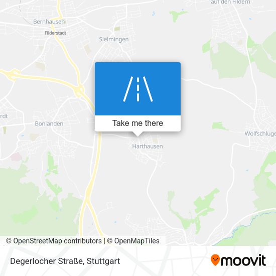 Degerlocher Straße map