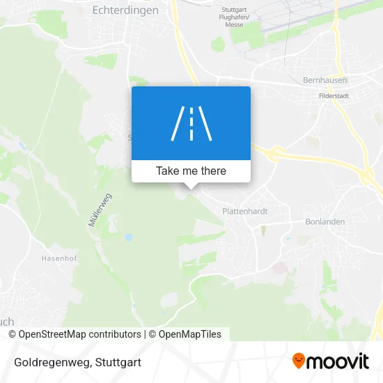 Карта Goldregenweg