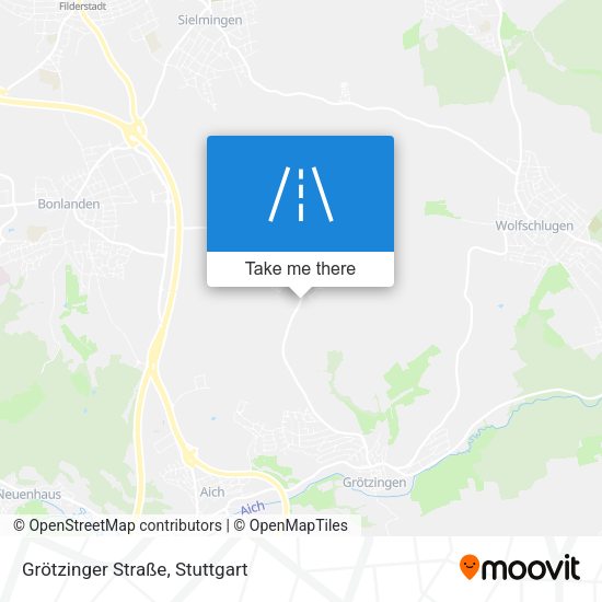 Grötzinger Straße map