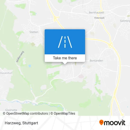 Карта Harzweg