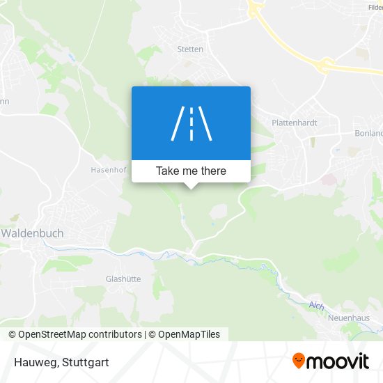 Hauweg map