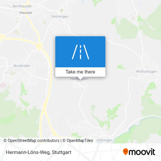 Hermann-Löns-Weg map