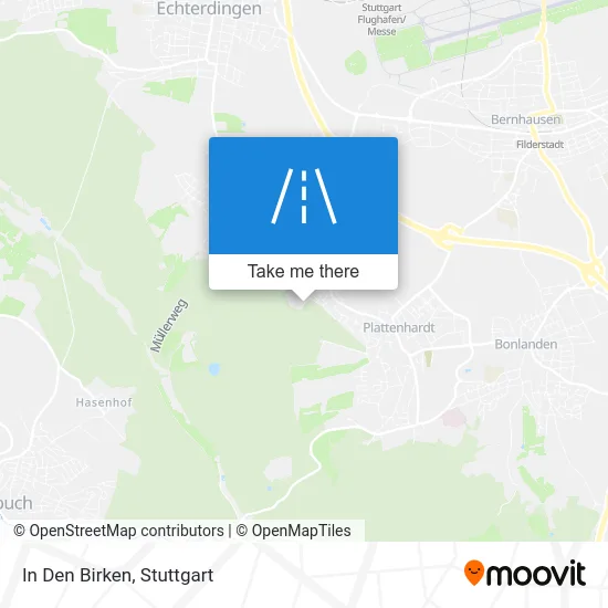 Карта In Den Birken