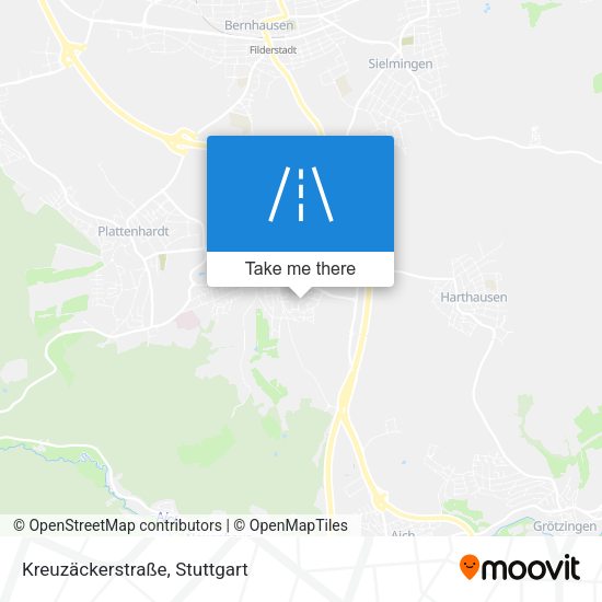 Kreuzäckerstraße map