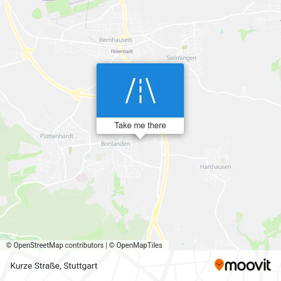 Карта Kurze Straße