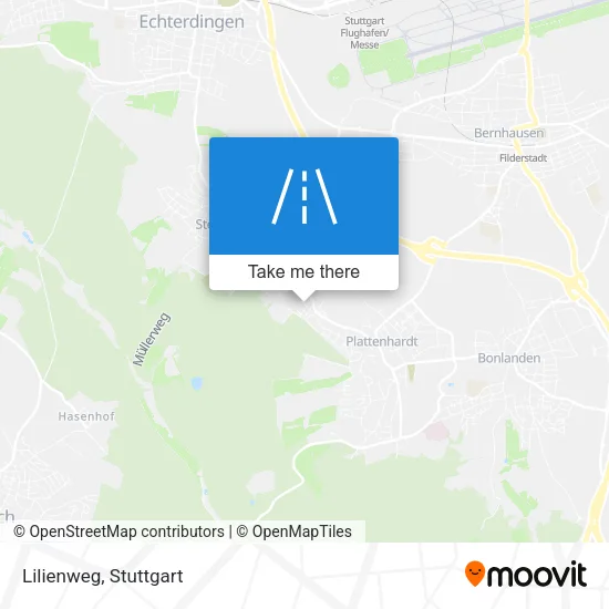 Lilienweg map