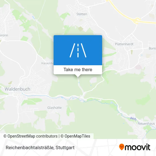 Карта Reichenbachtalsträßle