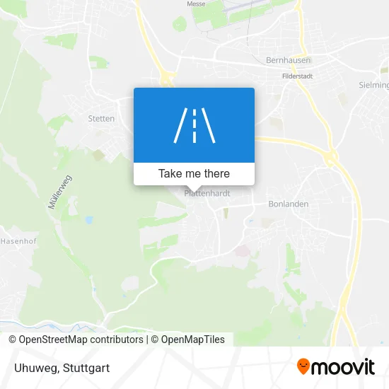 Карта Uhuweg