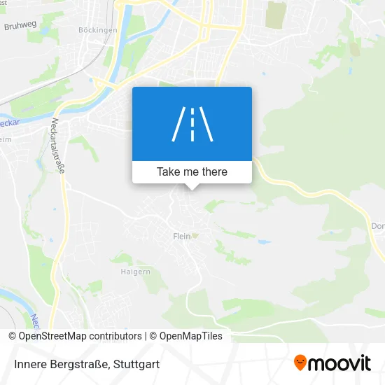 Карта Innere Bergstraße