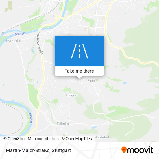 Карта Martin-Maier-Straße