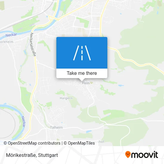 Карта Mörikestraße