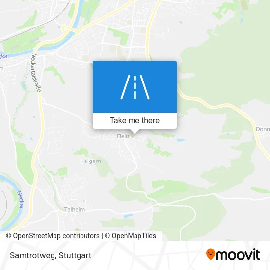 Карта Samtrotweg
