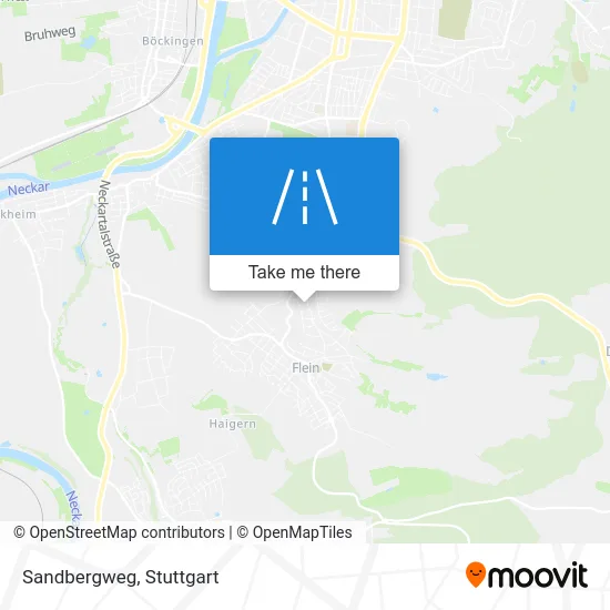 Карта Sandbergweg