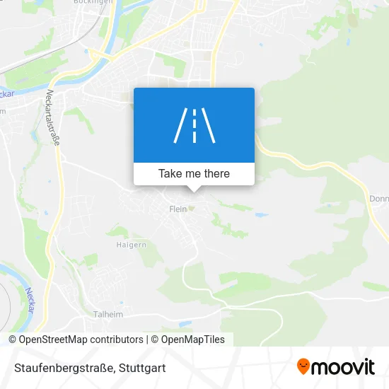 Карта Staufenbergstraße