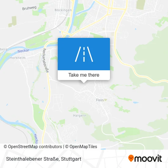 Карта Steinthalebener Straße