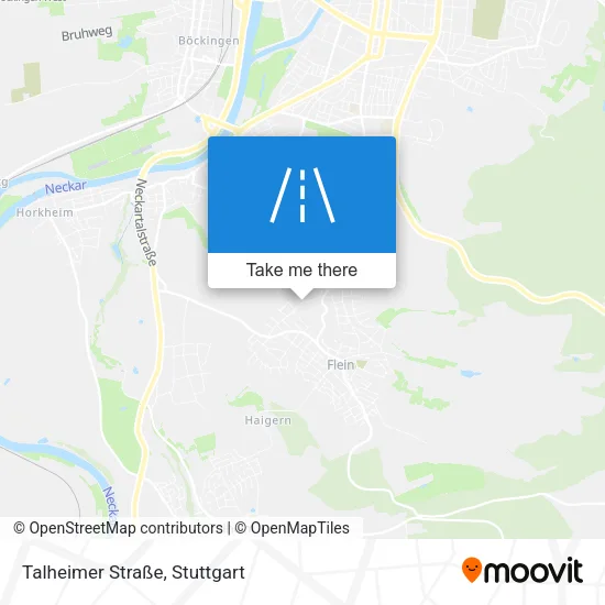 Карта Talheimer Straße