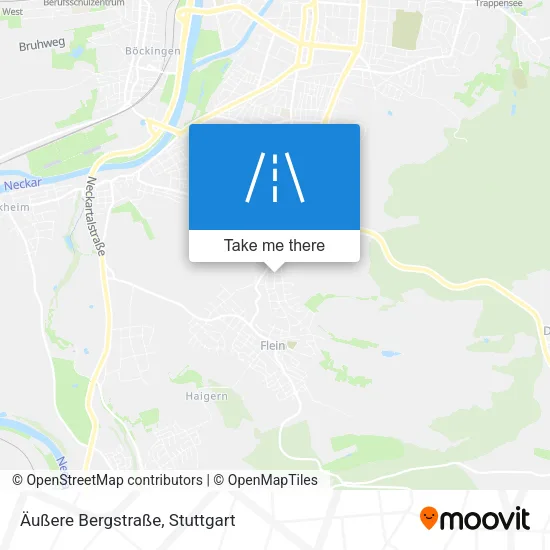Карта Äußere Bergstraße
