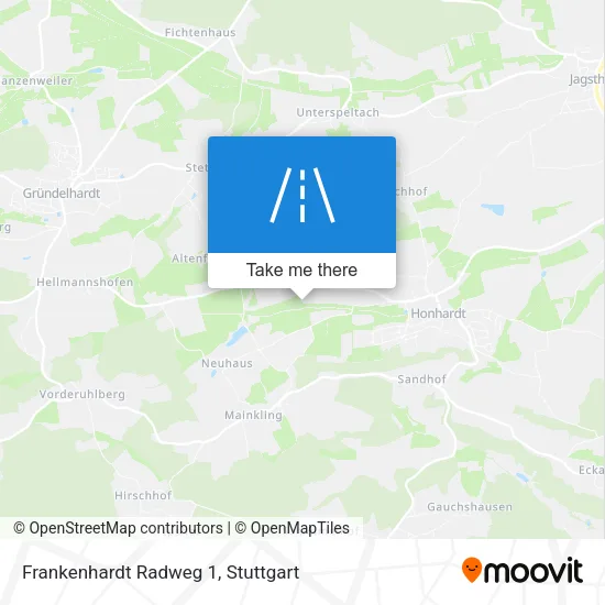 Карта Frankenhardt Radweg 1