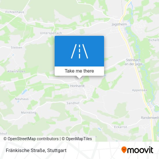 Fränkische Straße map