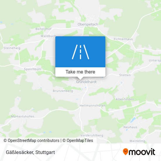 Gäßlesäcker map