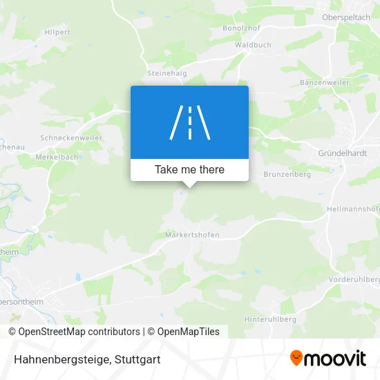 Карта Hahnenbergsteige