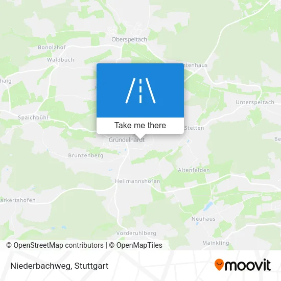 Карта Niederbachweg