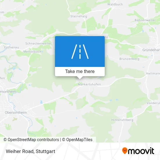 Weiherweg map