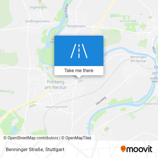 Benninger Straße map