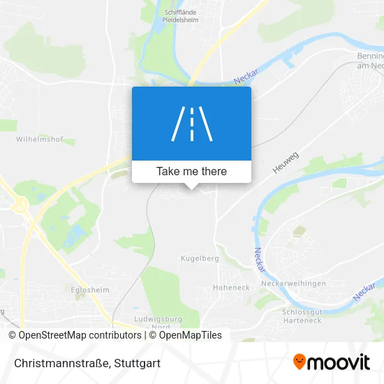 Карта Christmannstraße