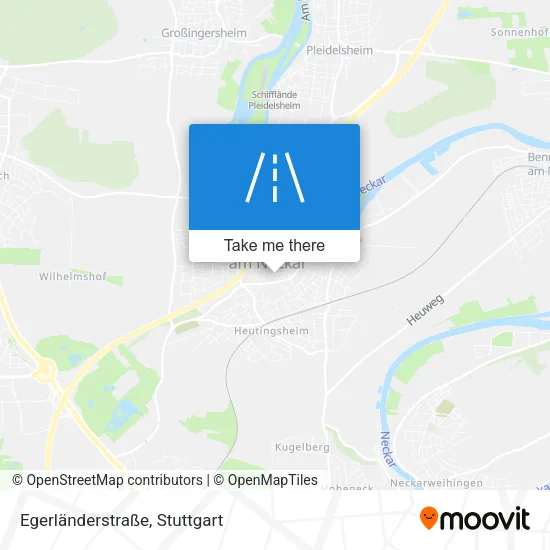 Карта Egerländerstraße