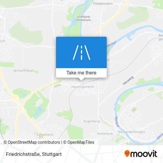 Friedrichstraße map
