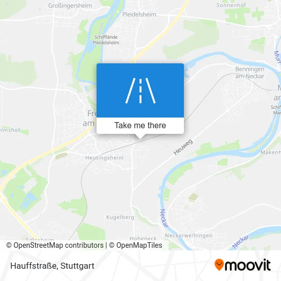 Карта Hauffstraße