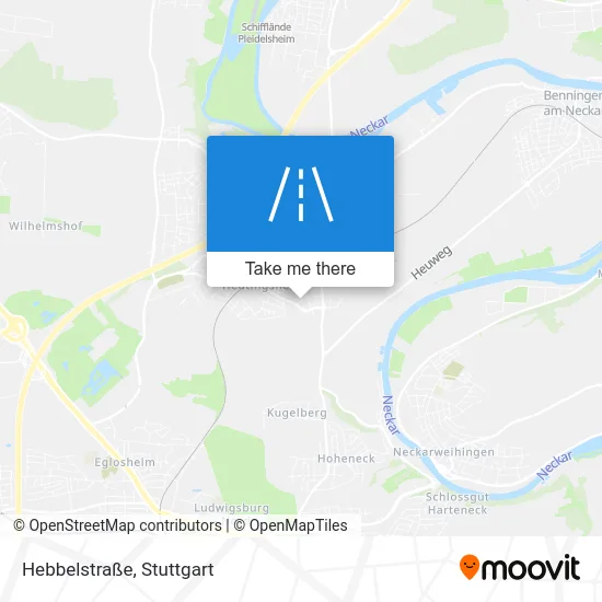 Карта Hebbelstraße