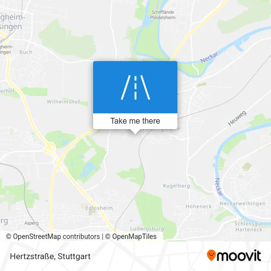 Карта Hertzstraße