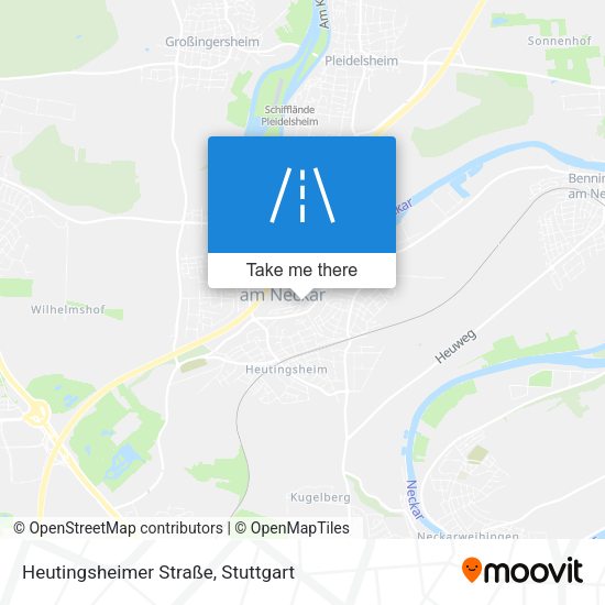 Heutingsheimer Straße map
