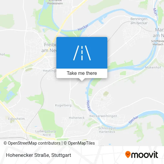 Карта Hohenecker Straße