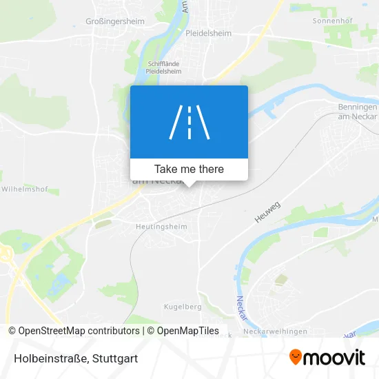 Карта Holbeinstraße