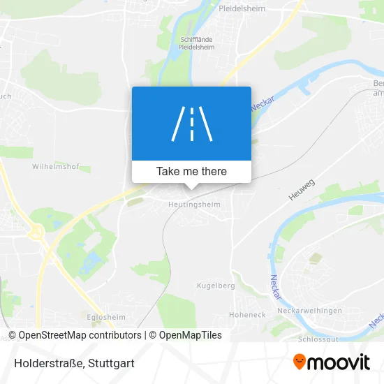 Карта Holderstraße
