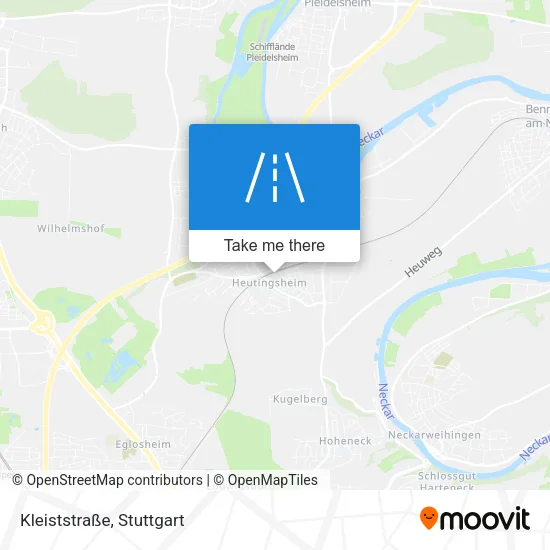 Карта Kleiststraße