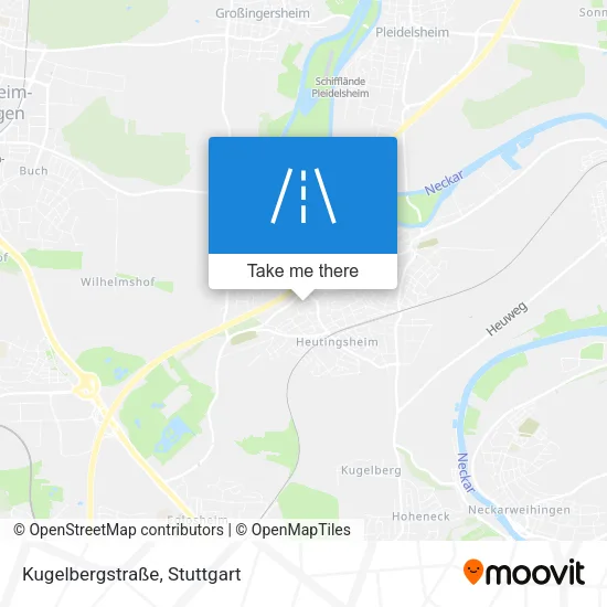 Карта Kugelbergstraße