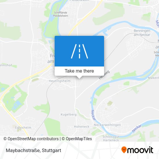 Карта Maybachstraße