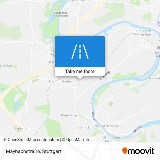 Карта Maybachstraße