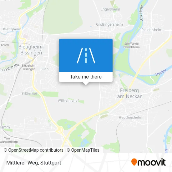 Карта Mittlerer Weg