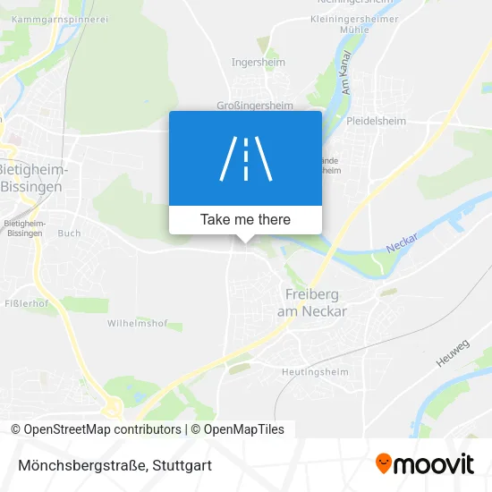 Карта Mönchsbergstraße