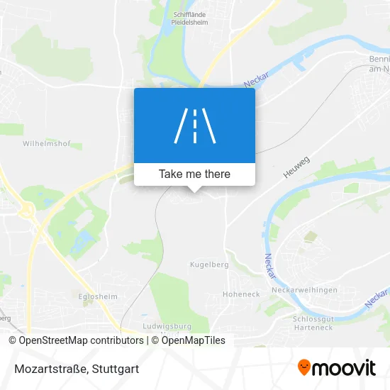 Карта Mozartstraße