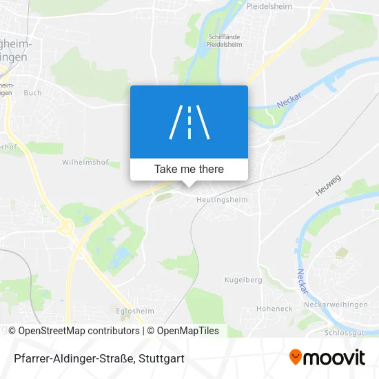 Карта Pfarrer-Aldinger-Straße
