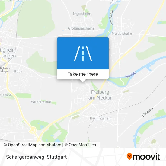 Карта Schafgarbenweg