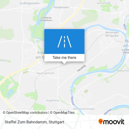 Staffel Zum Bahndamm map