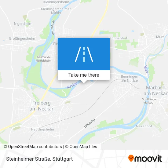 Карта Steinheimer Straße