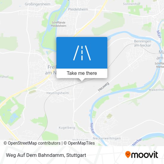Weg Auf Dem Bahndamm map